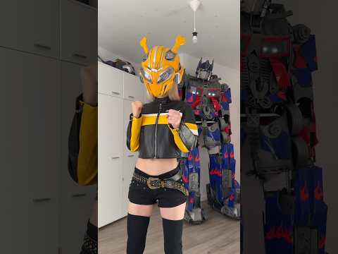 Installed lights in Optimus! Now i wanna build his sword :) #cosplay #bumblebee