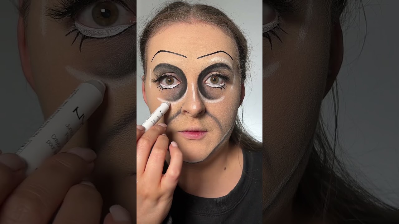ANNABELLE MAKEUP TUTORIAL #halloween2024 #annabelle