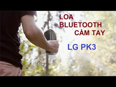 Trên tay Loa Bluetooth LG PK3 kháng nước và chơi nhạc tới 12 tiếng