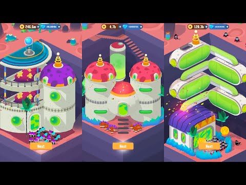 MAX LEVEL in Idle Digging - All Locations on Mars (Gameplay)