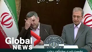 Coronavirus outbreak: Iran health minister appears ill at news conference