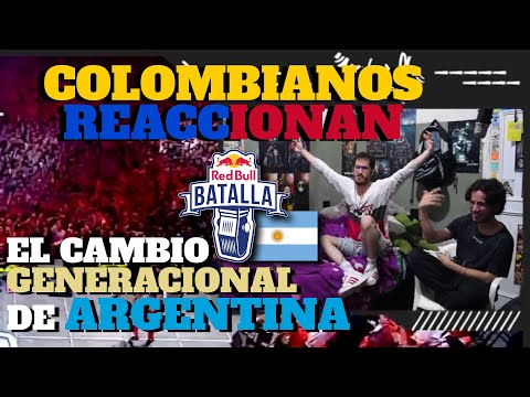 🔴 El cambio GENERACIONAL de ARGENTINA - COLOMBIANOS REACCIONAN [RED BULL ARGENTINA 2022] 🔴