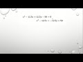 PROBLEM SOLVING PARABOLA 1