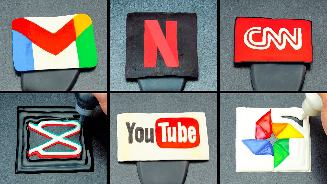 🥞 Famous Apps Pancake Art Challenge: Youtube, Netflix and Many More | 팬케이크 아트