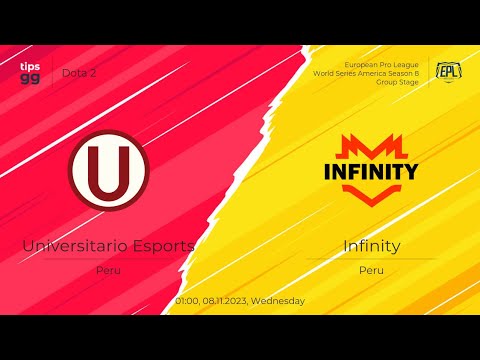 [ENG] Universitario Esports vs Infinity | EPL World Series: America Season 8 | 31 October 2023