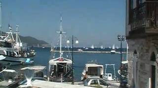 preview picture of video 'Thasos - Limenas, am Hafen Regatta 2010'