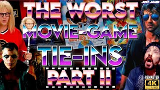 The Worst Movie Game Tie-ins Ever - The Sequel (4K Remaster) #retrogaming #badgame #moviegame