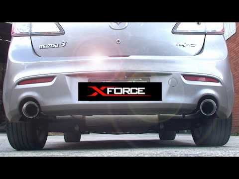 XFORCE Mazda 3 MPS 3" Turbo Back Exhaust