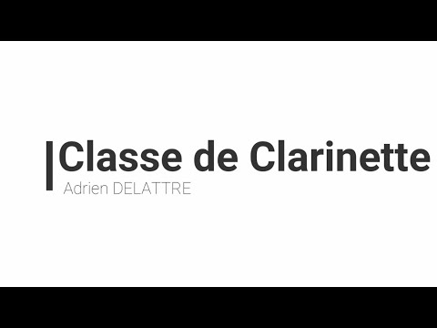 Les élèves de la classe de clarinette