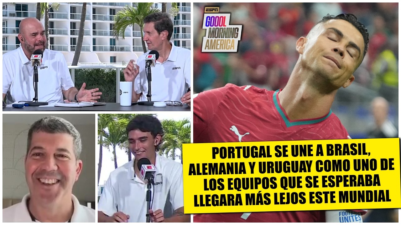DUELA A QUIEN DUELA: Cristiano y PORTUGAL son la DECEPCIÓN más GRANDE del MUNDIAL | Goool Morning