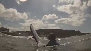 preview picture of video 'Escuela de surf Las Dunas- Salinas, Asturias'