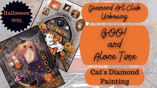 Unboxing My Diamond Art Club Halloween Purchases | 'BOO!' and 'Alone Time'
