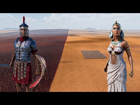 1 MILLION ROMANS vs 1000 CLEOPATRA - Ultimate Epic Battle Simulator 2 UEBS 2
