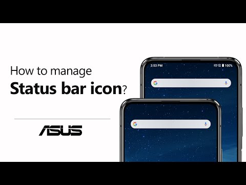 How to Manage Status Bar Icon on ASUS Phone?    | ASUS SUPPORT