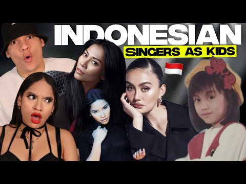 Latinos react to 'Famous Indonesian Singers singing when they were KIDS!