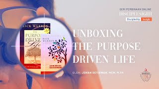 Unboxing Purpose Driven Life