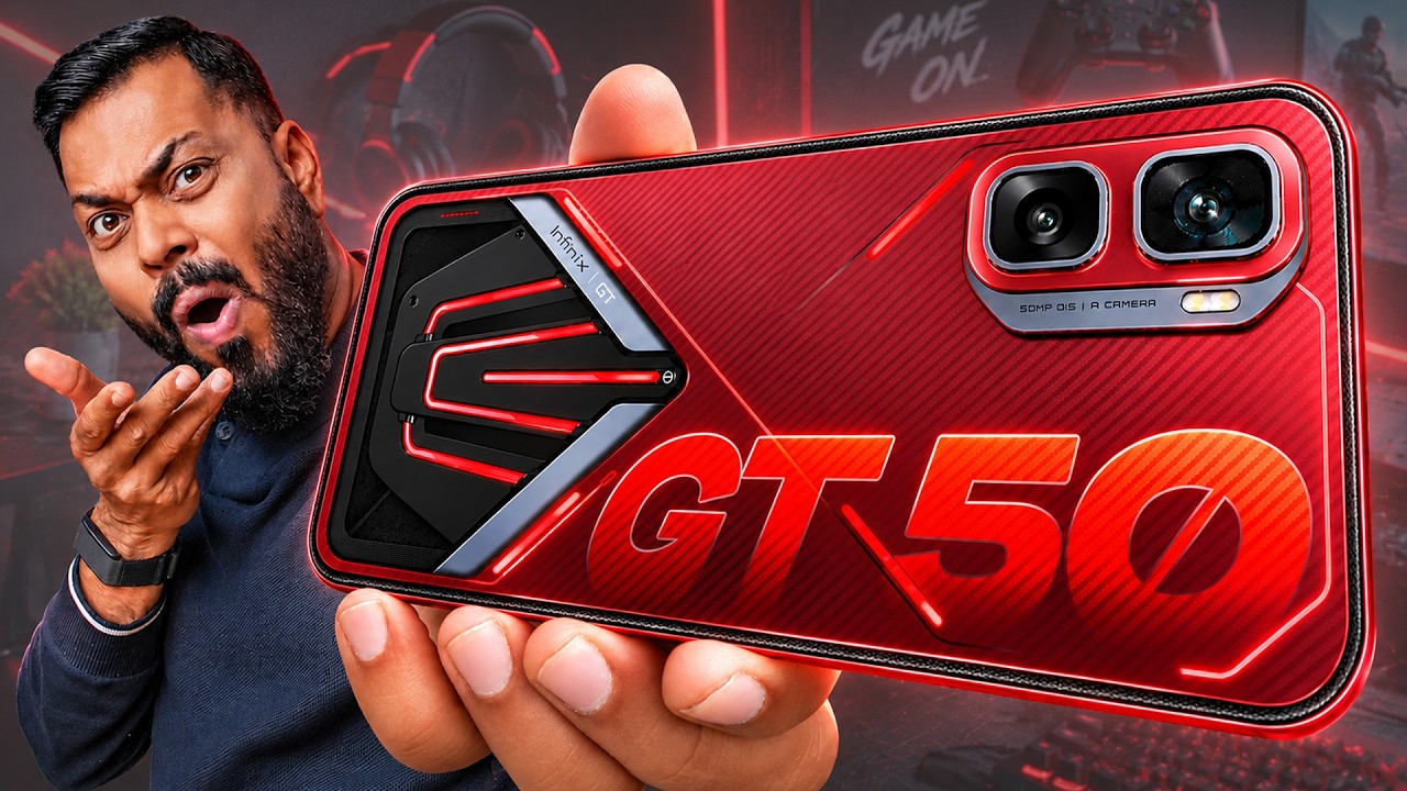 Infinix GT 50 Pro Unboxing & First Look ⚡ 1.5K 144Hz, D8400 & Real Gaming Ecosystem!
