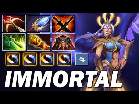 Unique Carry Vengeful Spirit - 2 Lives Unkillable | 7.38c Dota 2 IMMORTAL RANK!