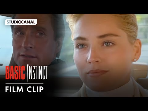 Sharon Stone and Michael Douglas in BASIC INSTINCT - Car Scene Clip