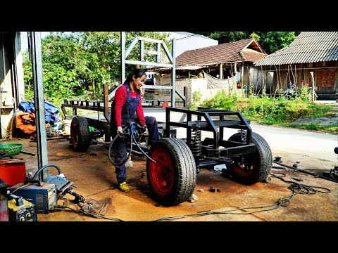 Challenge this girl to build a complete car from scrap in 30 days. Do you think she can do it?