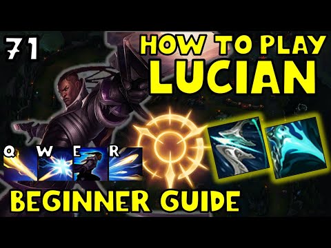 HOW TO PLAY LUCIAN ADC FOR BEGINNERS | LUCIAN Guide Season 12 | A TO Z EP. 71 | League of Legends