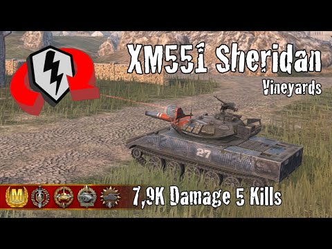 XM551 Sheridan  |  7,9K Damage 5 Kills  |  WoT Blitz Replays