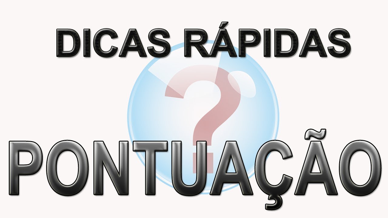 PONTUAÇÃO - Dicas Importantes