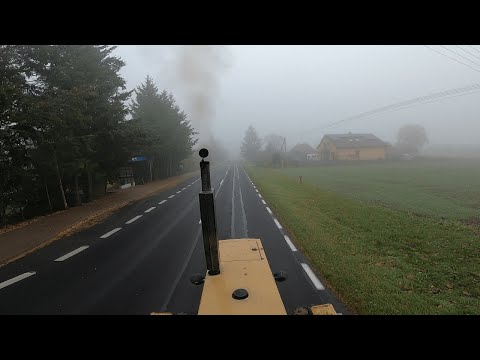 Ursus 1201 Dostaje miodu ! Ostatni transport w tym sezonie ! Kamera na dachu piękny dźwięk silnika !