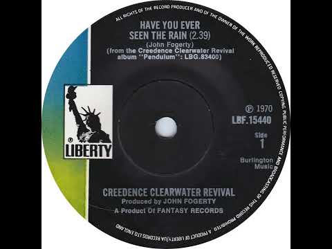 UK New Entry 1971 (50) Creedence Clearwater Revival - Have You Ever Seen The Rain
