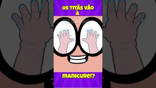 OS TITÃS VÃO Á MANICURE!? #jovenstitãs #beastboy #robin #shorts