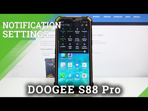 Doogee S88 Pro - Customize Notification Bar Icons