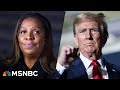 Letitia James says she will seize Trump’s assets if he can’t pay civil fraud fine