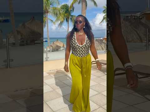 Day 7 of my swimsuit frolics featuring the Reversible OnePiece & Matching Wrinkle Beach Pant #shorts