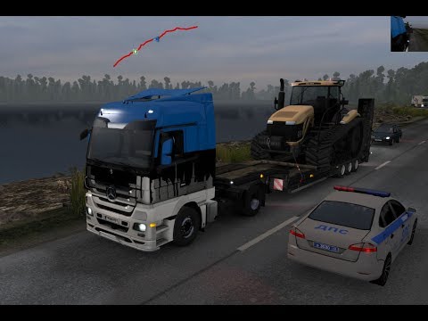 ProMods 2.32 1700 trip from Кандалакша to Lillehammer