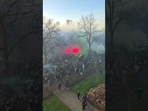 FC Groningen corteo vanaf start Zaagmuldersweg 13-12-2025 ⚽️