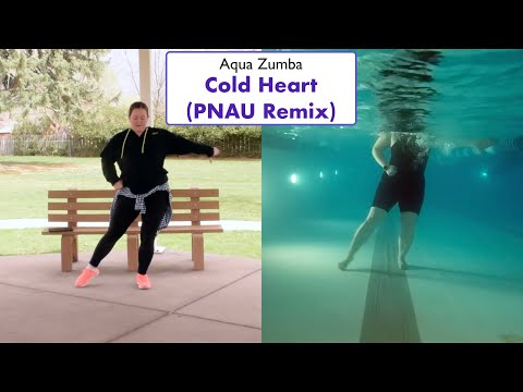 Aqua Zumba Cold Heart (PNAU Remix) ---Split Screen---