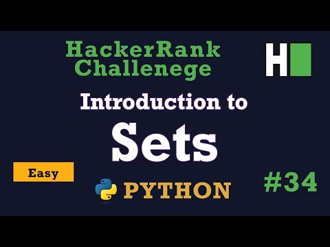 Introduction To Sets Hackerrank Solution Python