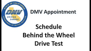 How to book DMV Behind the wheel Appointment Online | Schedule DMV Drive test appointment