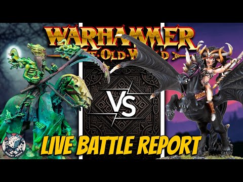 Vampire Counts vs Dark Elves | Warhammer The Old World (Live Battle Report)