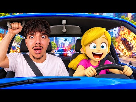 Ich bringe meiner SCHWESTER AUTOFAHREN bei… 😱🚗