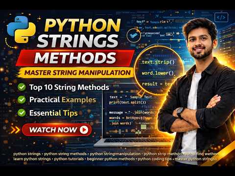 Python String Methods Explained For Beginners Master String Manipulation