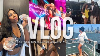 Vlog: Getting my Body Done | I'm on a BILLBOARD | Music Video Shoot & more...
