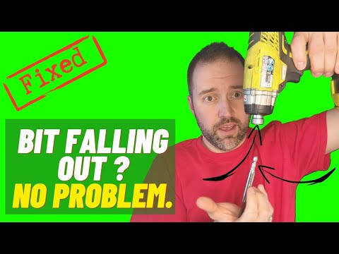 Bit won't Stay in & Keeps Falling Out of Impact Driver (Ryobi, Milwaukee, & Other Brands)