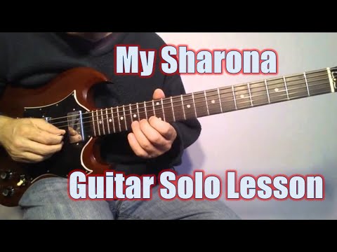 My Sharona Solo Note for Note guitar lesson