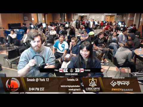 Smash at York 12 - Iceninja (Palutena) vs Poke (Luigi, DK) - SSB4 LQF