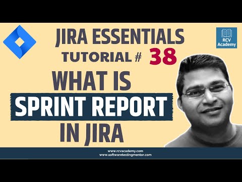 JIRA Tutorial 38 JIRA Sprint Report | Sprint report in JIRA