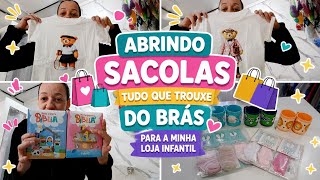 ABRINDO SACOLAS 🛍/O POR QUE NÃO VENDI A ROUPINHA DE MENINO PRO CLIENTE LEVAR PRA NETA 🤷🏻♀️
