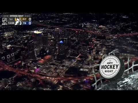 The ESPN theme is back! Penguins vs. Lightning Opening Night