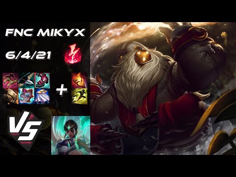 Fnatic Mikyx SUPPORT Bard vs Karma - EU Challenger Patch 25.24