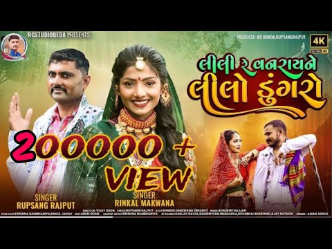 || લીલી રે વનરાય ને લીલો ડુંગરો || Rinkal Makwana Rupsang Rajput new song 2024